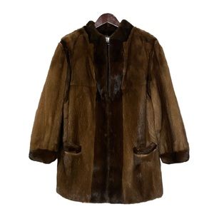Vintage Anastasia Furs Mink Coat Brown
